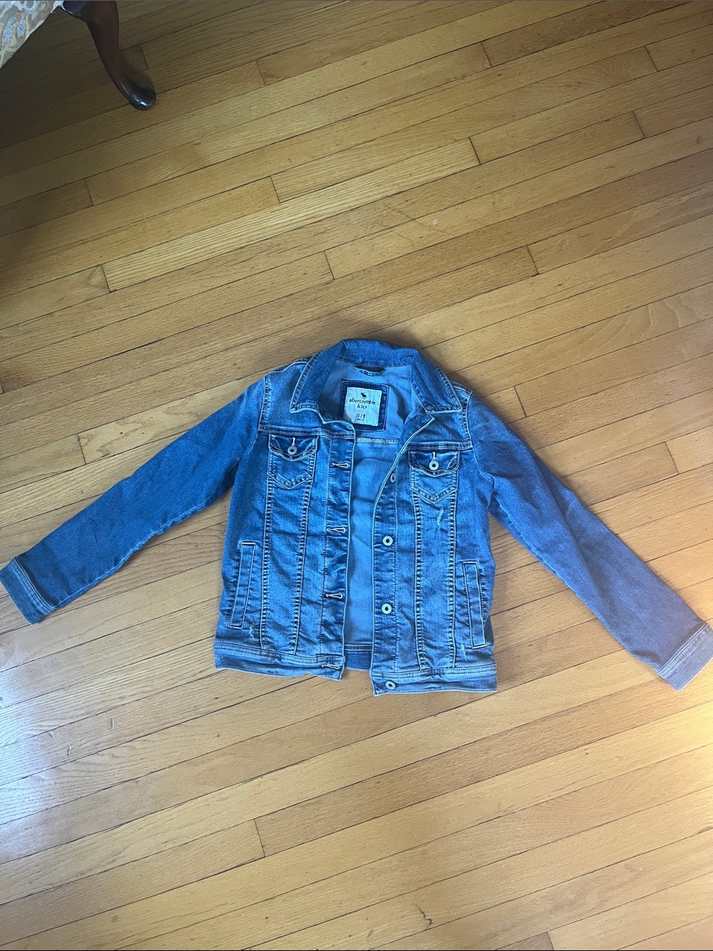 abercrombie kids Medium Blue Denim Jacket